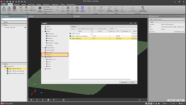 Leica Infinity Procore services